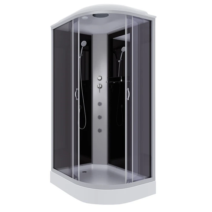 Душевая кабина Niagara Classic NG-3512-14LG (120х80х215) низкий поддон(13см),стекло тонированное,3 места 35121433LG