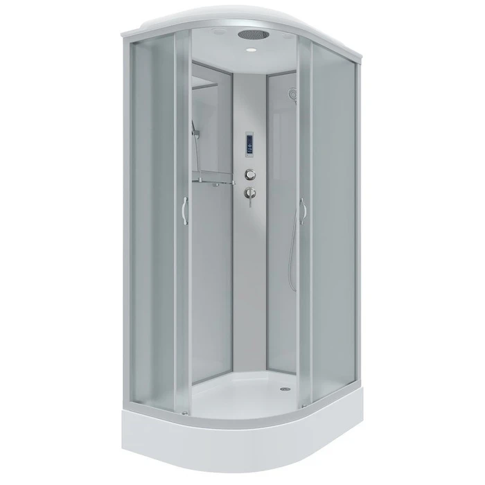 Душевая кабина Niagara Classic NG-3312-14RP (120х80х215) низкий поддон(13см),стекло матовое,3 места 33121423RP