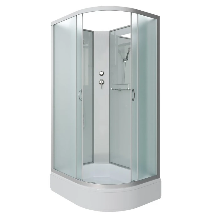 Душевая кабина Niagara Classic NG-33184-14LBK (110х80х200) средний поддон(26см),стекло матовое,4 места 331844LBK