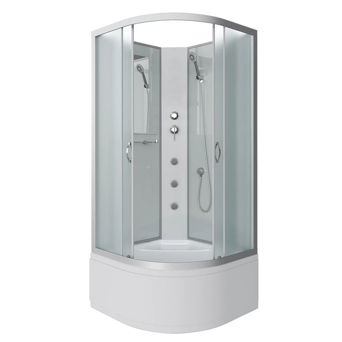 Душевая кабина Niagara Classic NG-2307-14BKG (80х80х200) высокий поддон(40см),стекло матовое,4 места 23071424BKG