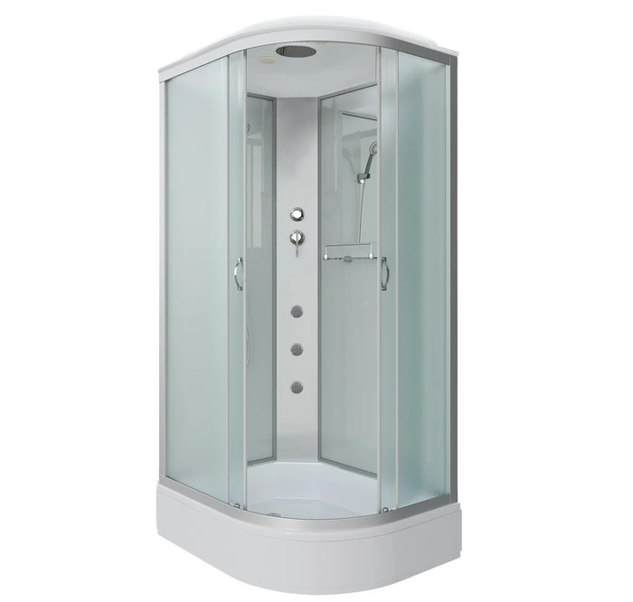 Душевая кабина Niagara Classic NG-33394-14LG (130х90х215) средний поддон(26см),стекло матовое,4 места 333944LG