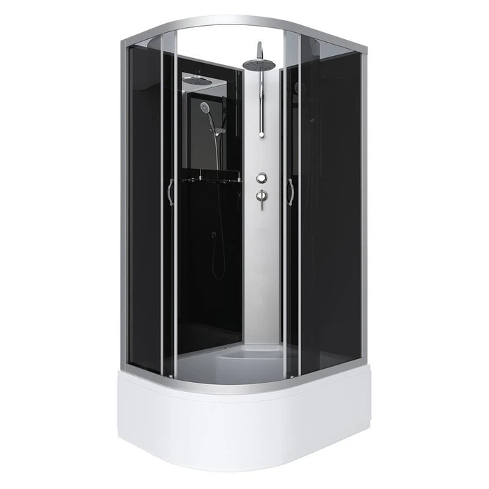 Душевая кабина Niagara Classic NG-2510-14RBKT (120х80х210) высокий поддон(40см),стекло тонированное,4 места 25101434RBKT