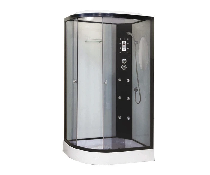 Душевая кабина Niagara Ultra NG-1903-01R (120х80х220) низкий поддон(16см),черный,стекло тонированное,4 места 19030134R