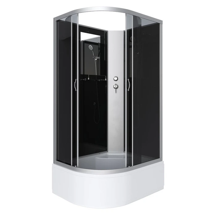Душевая кабина Niagara Classic NG-2510-14RBK (120х80х200) высокий поддон(40см),стекло тонированное,4 места 25101434RBK