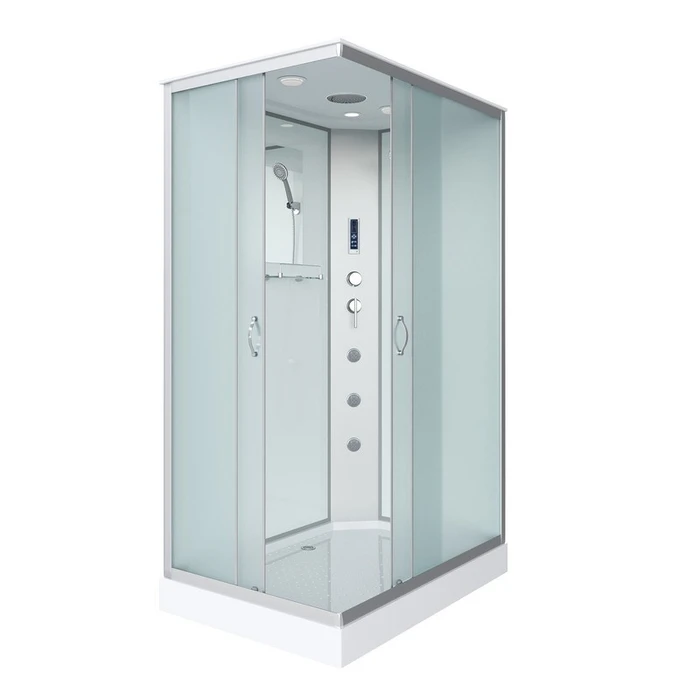 Душевая кабина Niagara Classic NG-43185-14QF (110х80х215) низкий поддон(13см),стекло матовое,3 места 431853QF