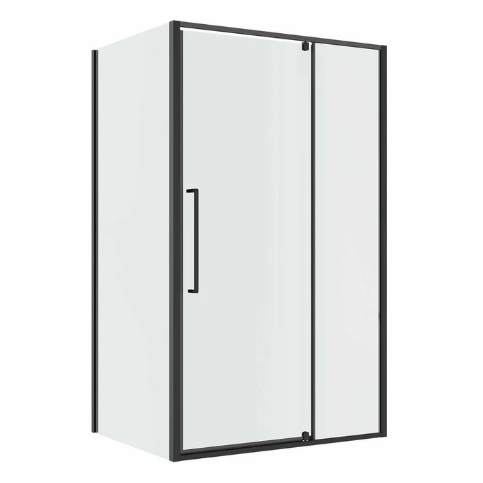 Душевое ограждение Niagara Nova NG-35-11AGR-A90GR-34 (110х90х195) прямоугольник,распашная,графит,стекло прозрачное,2 места NG-35-11AGR-A90GR-34