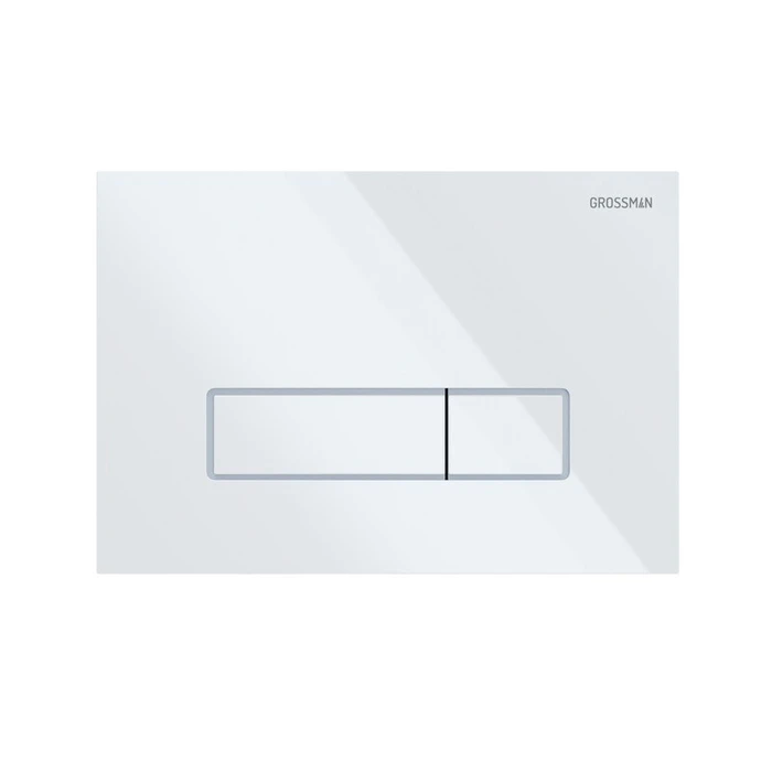 Клавиша смыва Grossman Alba 700.K45.06.000.000 белая глянцевая,1 место 700.K45.06.000.000