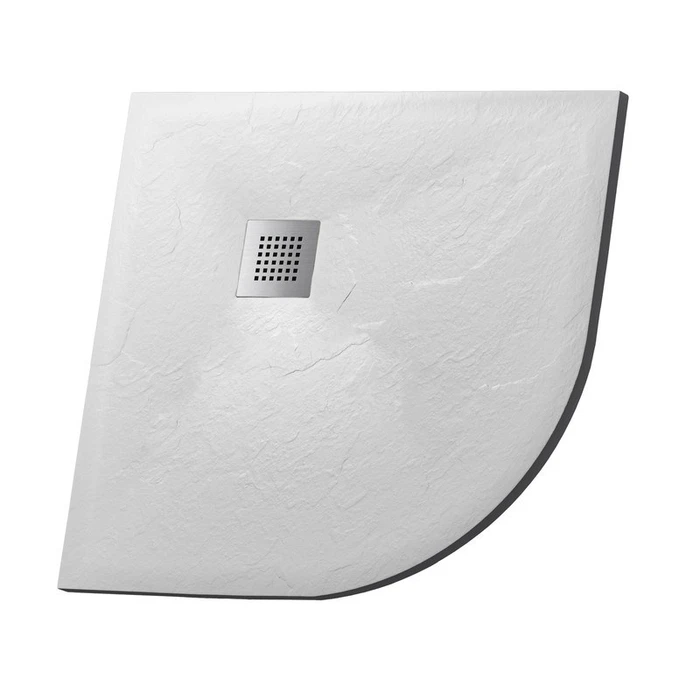 Душевой поддон Grossman Strong GR-S1100100 (100х100) из искусственного камня,1/4 круга,белый,1 место GR-S1100100