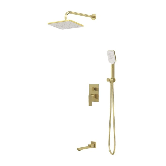 Душевая система скрытого монтажа Grossman Classic 501.K35.04.320 золото сатиновый,1 место 501.K35.04.320