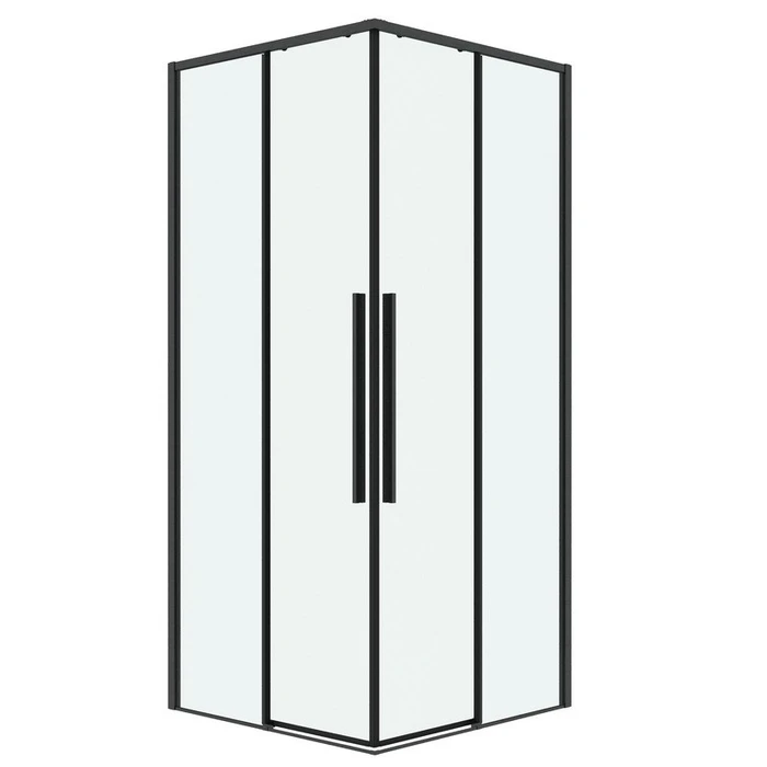 Душевое ограждение Grossman Galaxy 300.K33.01.8080.42.00 (80х80х195) квадрат,раздвижная,графит сатин,стекло прозрачное, 1 место 300.K33.01.8080.42.00