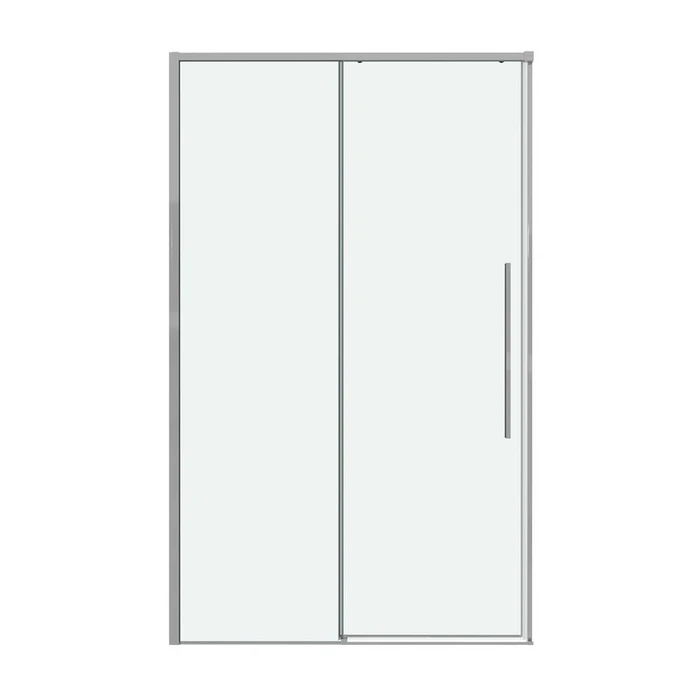 Дверь в нишу Grossman Galaxy 100.K33.01.130.10.00 (130х195) хром,стекло прозрачное,раздвижная, 1 место 100.K33.01.130.10.00