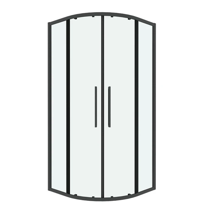 Душевое ограждение Grossman Cosmo 301.K33.02.9090.42.00 (90х90х195) четверть круга,раздвижная,графит сатин,стекло прозрачное, 1 место 301.K33.02.9090.42.00