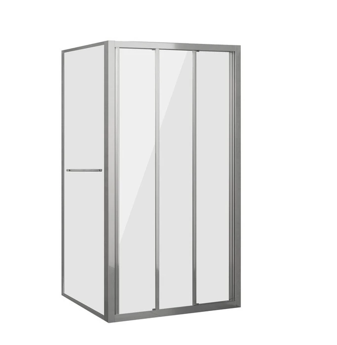 Душевое ограждение Grossman Alba1 GR-9090Al1 (90х90х190) квадрат,раздвижная, 2 места GR-9090Al1