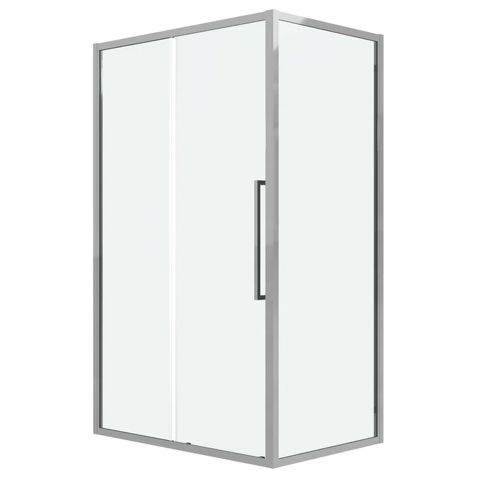 Душевое ограждение Grossman Cosmo 100.K33.02.100.10.00-200.K33.02.80.10.00 (100х80х195) раздвижная,хром,стекло прозрачное,2 места 120.K33.02.1080.10.00