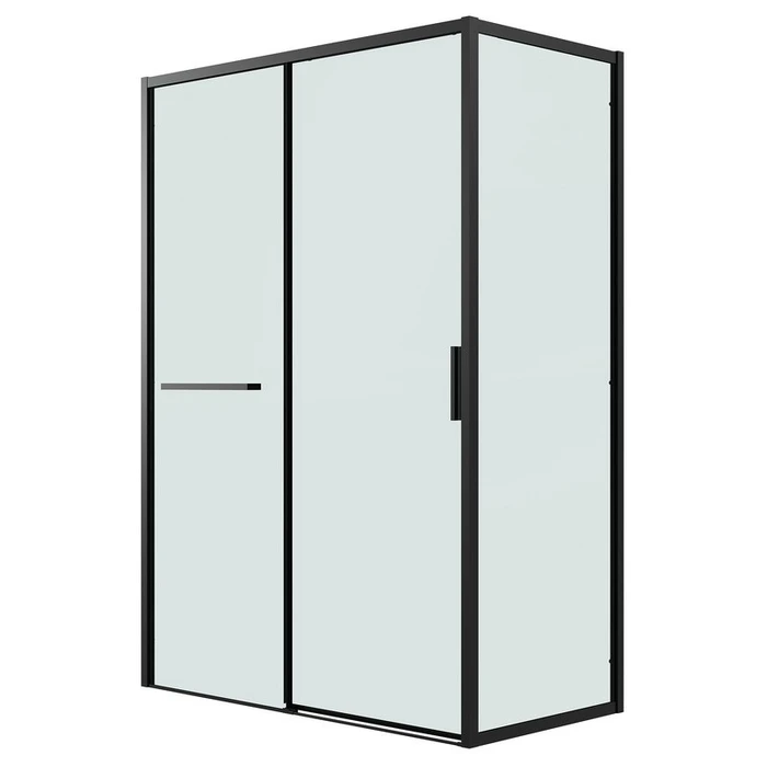 Душевое ограждение Grossman Style 100.K33.05.100.21.00-200.K33.05.80.21.00 (100х80х195) раздвижная,черный матовый,стекло прозрачное,2 места 120.K33.05.1080.21.00