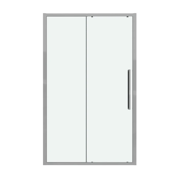 Дверь в нишу Grossman Cosmo 100.K33.02.120.10.00 (120х195) хром,стекло прозрачное,раздвижная, 1 место 100.K33.02.120.10.00