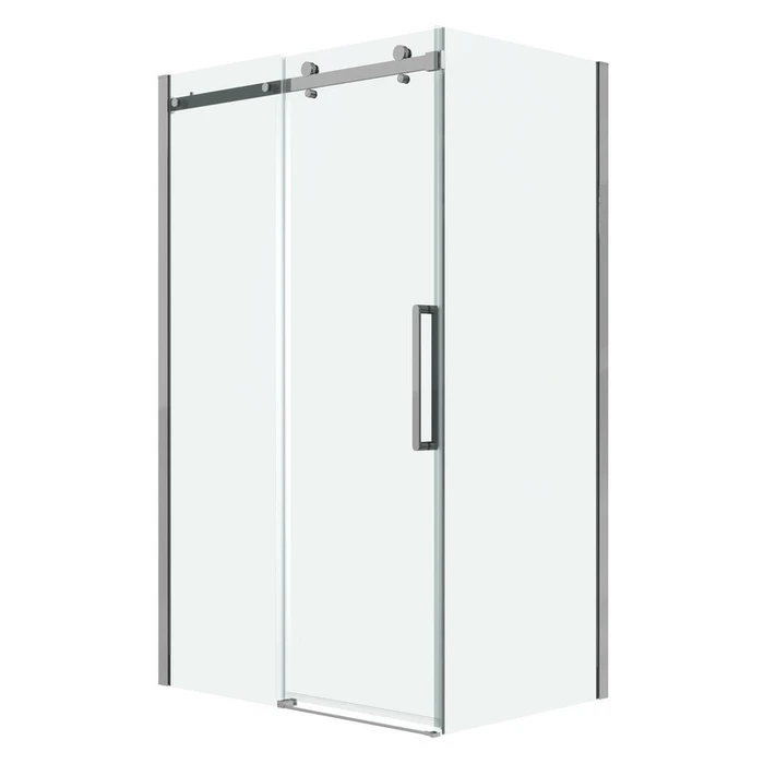 Душевое ограждение Grossman Classic 100.K33.04.120.10.00-200.K33.04.80.10.00 (120х80х195) раздвижная,хром,стекло прозрачное,2 места 120.K33.04.1280.10.00