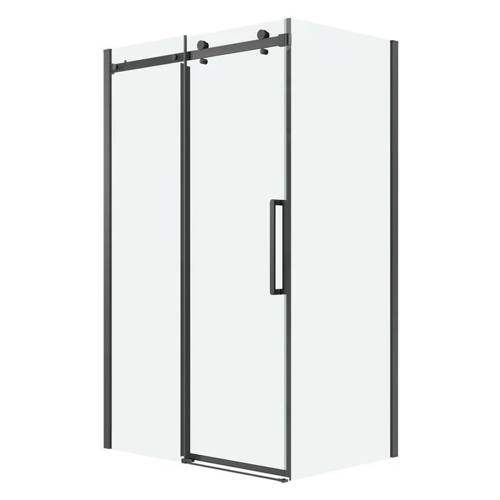 Душевое ограждение Grossman Classic 100.K33.04.100.42.00-200.K33.04.80.42.00 (100х80х195) раздвижная,графит сатин,стекло прозрачное,2 места 120.K33.04.1080.42.00
