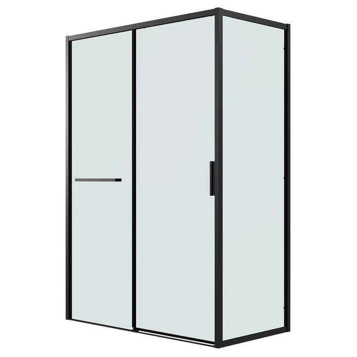 Душевое ограждение Grossman Style 100.K33.05.120.21.00-200.K33.05.100.21.00 (120х100х195) раздвижная,черный матовый,стекло прозрачное,2 места 120.K33.05.1210.21.00