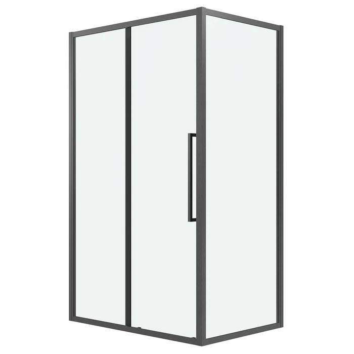 Душевое ограждение Grossman Cosmo 100.K33.02.110.42.00-200.K33.02.100.42.00 (110х100х195) раздвижная,графит сатин,стекло прозрачное,2 места 120.K33.02.1110.42.00