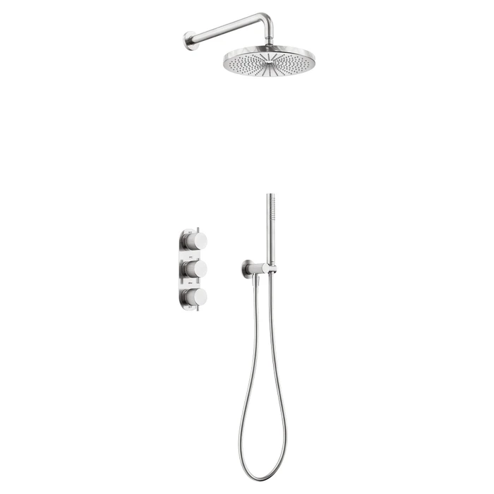 Душевая система ABBER Imperium AF8I51BN скрытого монтажа без излива, термостат, никель брашированный AF8I51BN