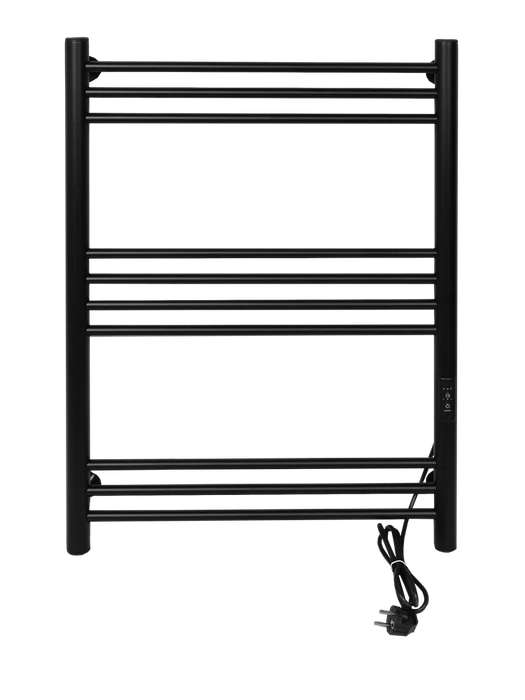 Полотенцесушитель электрический с диммером Watersense Lalina 10п 500х800 черный матовый W01922