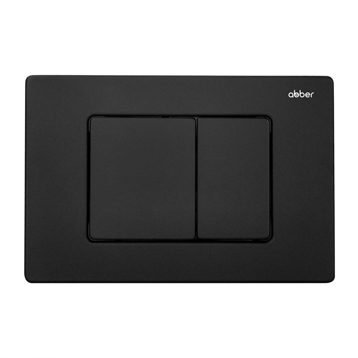 Кнопка смыва ABBER AC0120MB черная матовая 5734 - фото 56222