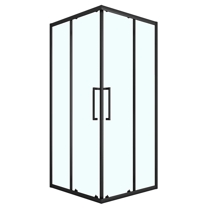 Душевое ограждение Loranto 120х80х190 CS-AB01B-128 черный матовый CS-AB01B-128
