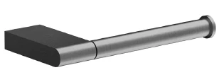 Gessi Origin бумагодержатель, вертикальная/горизонтальная установка, цвет Black Metal Brushed PVD 66455.707