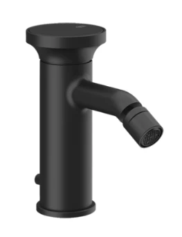 Gessi Origini смеситель для биде, соединительныйе шланги, донный клапана, в комплекте отделочная вставка, цвет Matte Black 66007.299