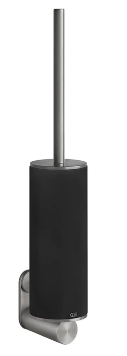 Gessi 316 ёршик настенный, колба чёрная, цвет Black Metal Brushed PVD 54720.707