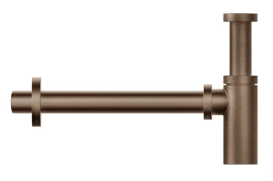 Gessi сифон округлый, цвет Copper Brushed PVD 01377.708