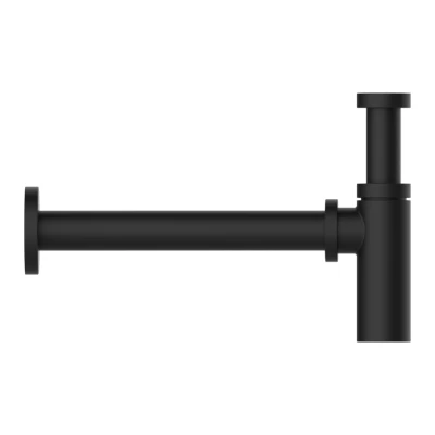 Gessi сифон округлый, цвет Matte Black 01377.299