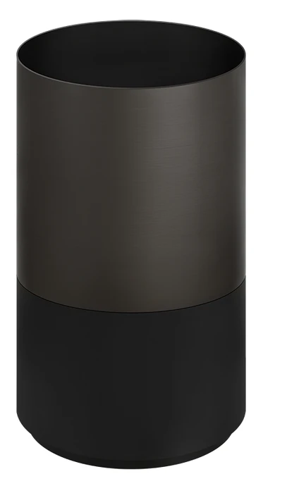 Gessi Total Look отдельностоящая база для артикула 54601 напольного монтажа, сифон и дренажная трубка, слив в пол, цвет Cristalplant Dark Metal 54603.850