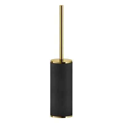 Gessi ёршик напольный, чёрный композитный материал, цвет Gold PVD 58544.246