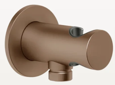 Gessi шланговое подсоединение со встроенным держателем лейки, цвет Copper Brushed PVD 63461.708