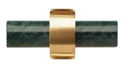 Крючок DECOR WALTHER CENTURY 0586382 подвесной цвет золото матовое зеленый камень 0586382