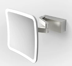 Косметическое зеркало DECOR WALTHER CONTRACT BASIC VISION 0123276 подвесной цвет сталь матовая 0123276