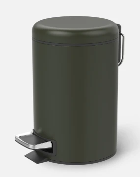 Ведро DECOR WALTHER BASIC 0615760 напольное цвет черный матовый 0615760