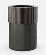 Корзина для бумаги DECOR WALTHER OF.LINE 0670849 настольная цвет Mocca/Moor 0670849
