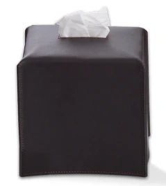 Диспенсер для салфеток DECOR WALTHER NAPPA 0938190 настольный цвет черно коричневый 0938190