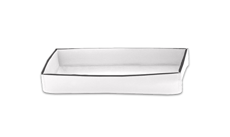 Лоток DECOR WALTHER NAPPA 0938450 настольный цвет белый 0938450