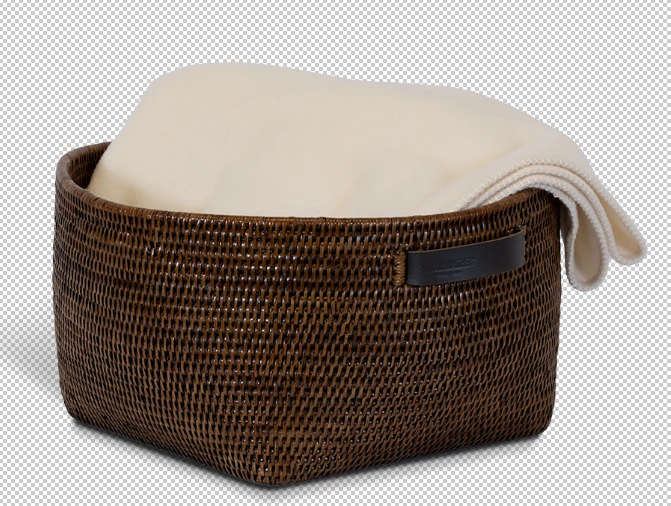 Коробка универсальная DECOR WALTHER BASKET 0941192 цвет ротанг темный 0941192