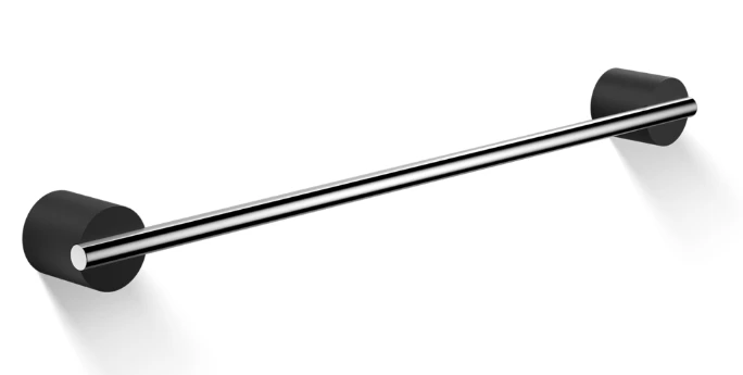 Полотенцедержатель DECOR WALTHER STONE 0975164 подвесной цвет черный матовый хром 0975164