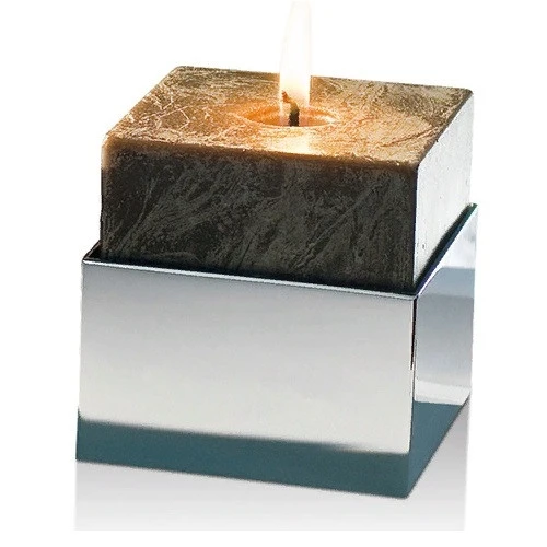 Подсвечник DECOR WALTHER BRICK 0592100 настольный цвет хром 0592100