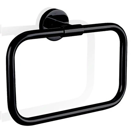 Полотенцедержатель DECOR WALTHER BASIC 0531260 подвесной цвет черный матовый 0531260