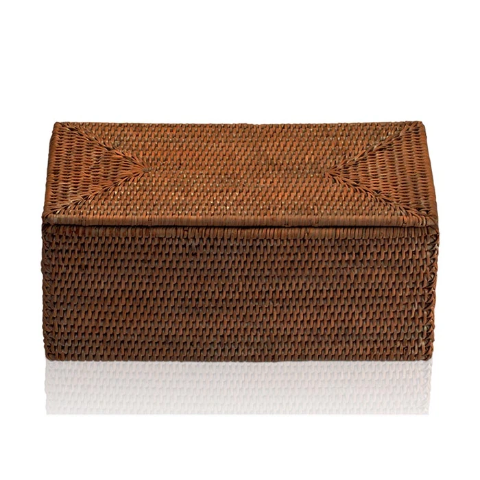 Коробка универсальная DECOR WALTHER BASKET 0932192 настольная цвет ротанг темный 0932192