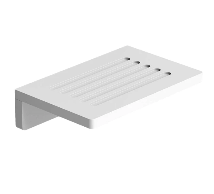 Мыльница DECOR WALTHER BAR CORNER MIKADO 0859550 подвесная цвет белый матовый 0859550