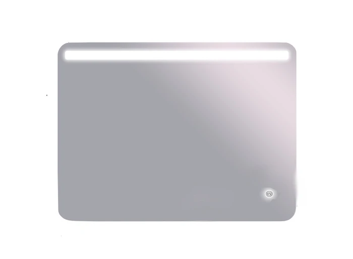 Зеркало Лион 50х40 Лайт прямоугольное с LED подсветкой (2 варианта навеса) EG500106