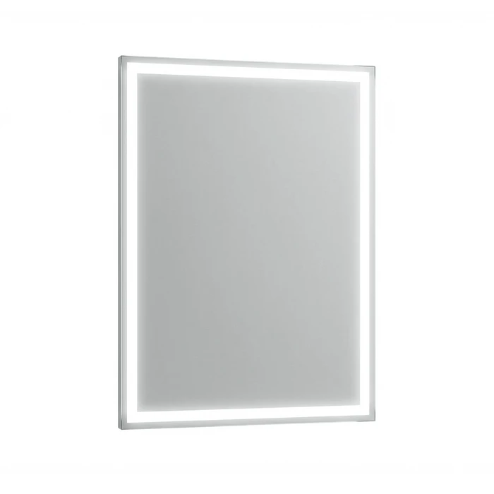 Зеркало Легато 60x80 лайт прямоугольное с LED подсветкой (2 варианта навеса) EG500083
